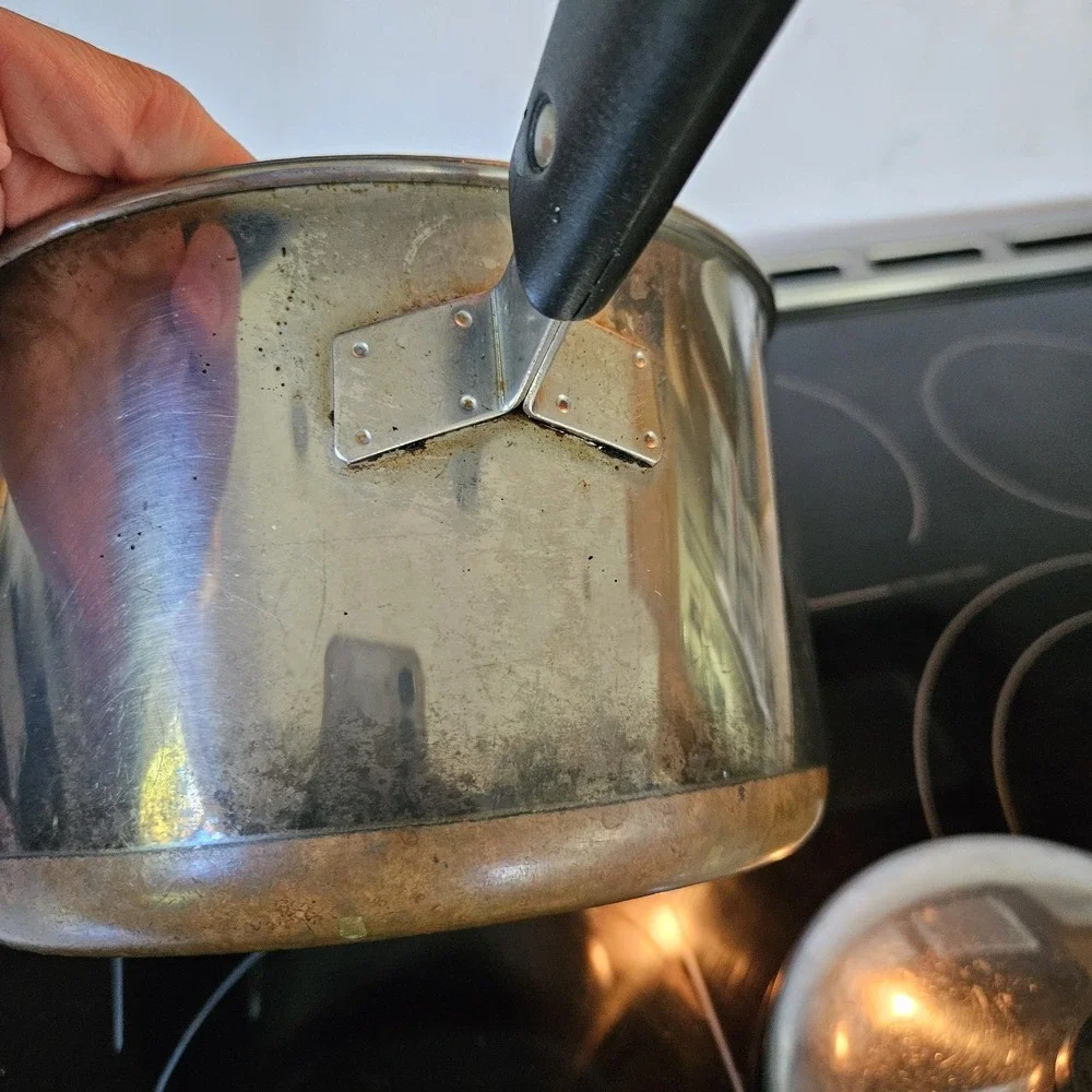 Vintage Revere Ware 1801 Copper Clad 2 Qt Saucepan & Lid Clinton Ill USA 7